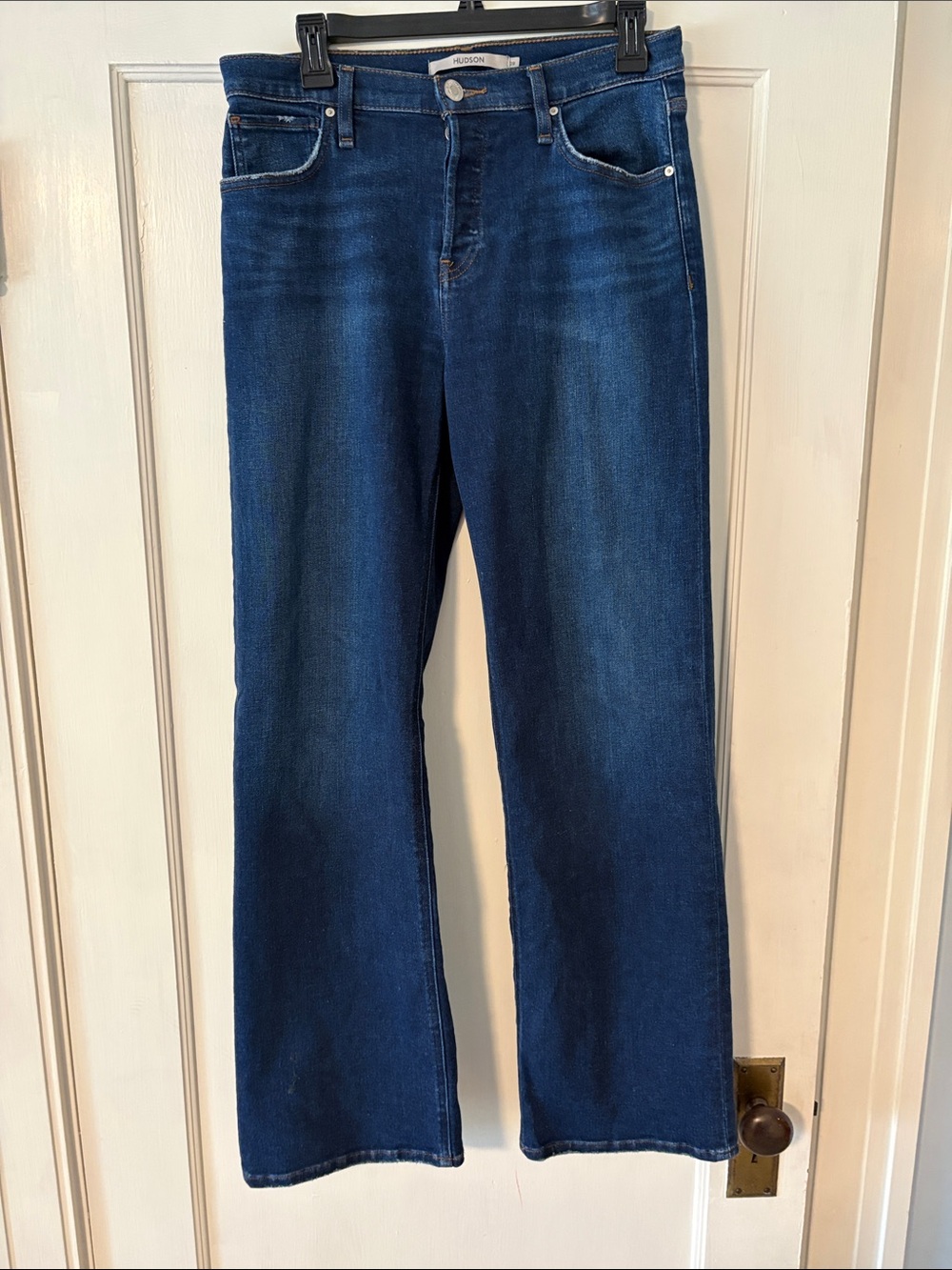 Hudson Jeans Dark Blue Wide Leg Flare Jeans